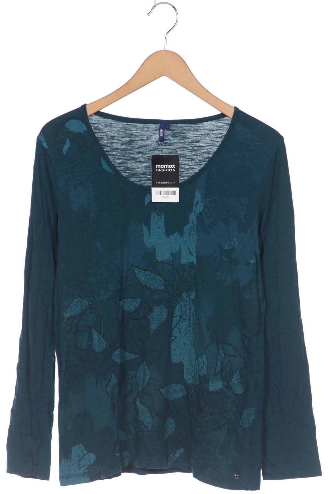 

Cecil Damen Langarmshirt, blau, Gr. 42