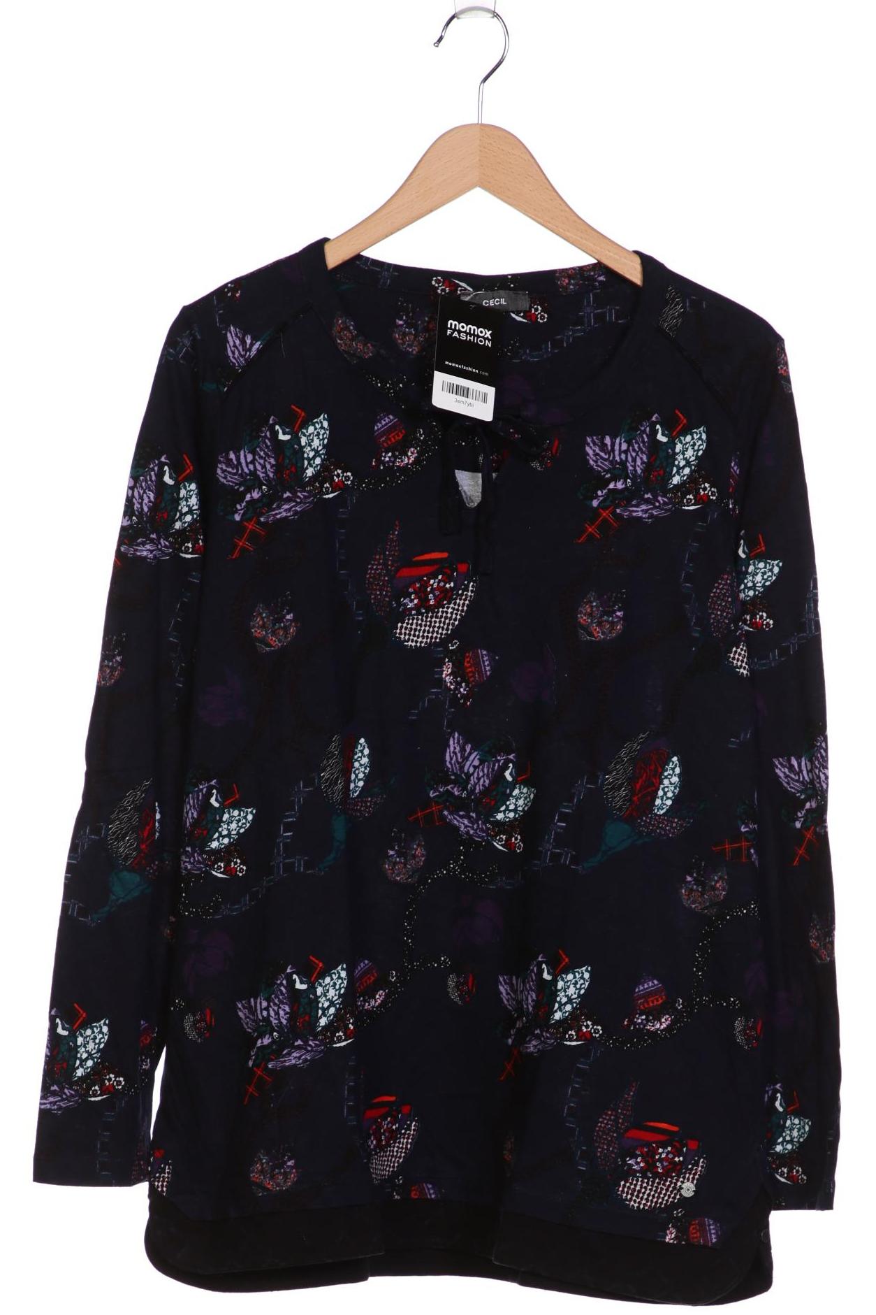 

Cecil Damen Langarmshirt, schwarz, Gr. 48