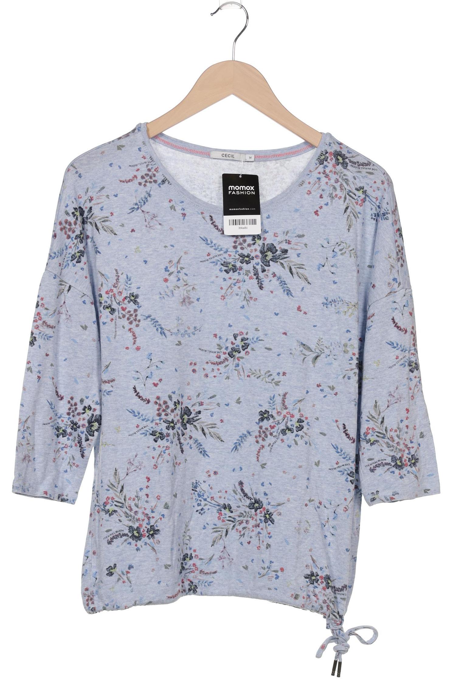 

Cecil Damen Langarmshirt, hellblau, Gr. 38