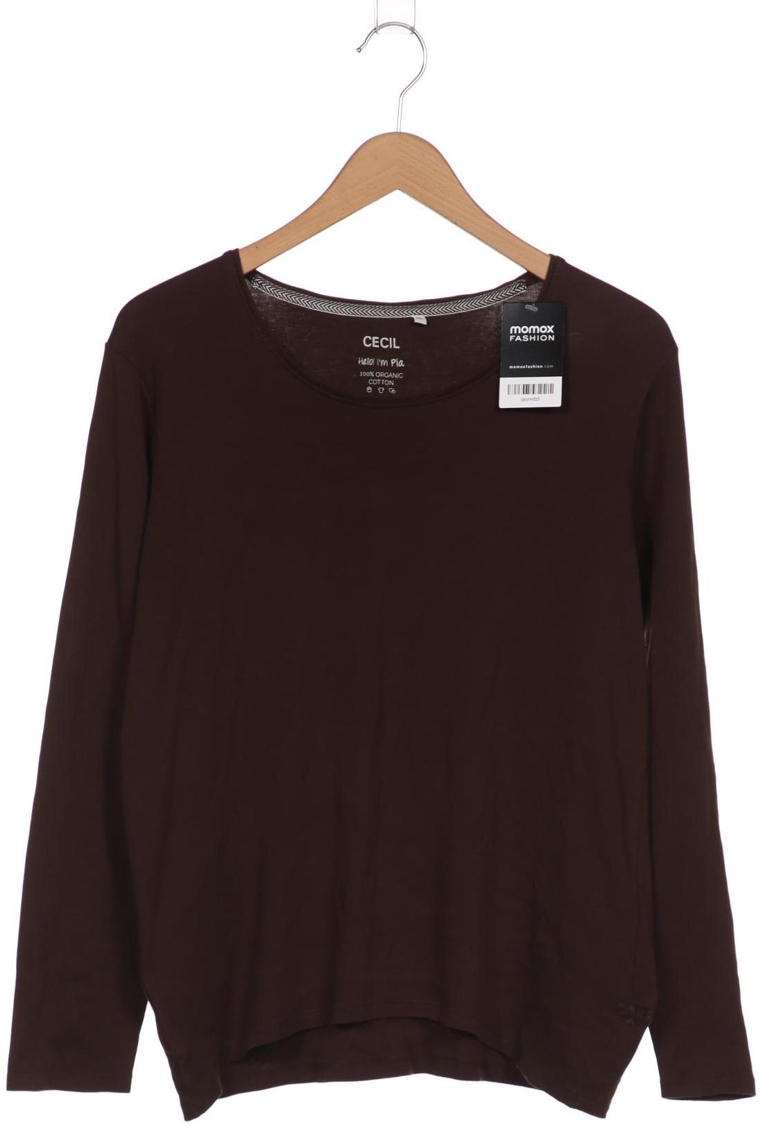

Cecil Damen Langarmshirt, braun, Gr. 44