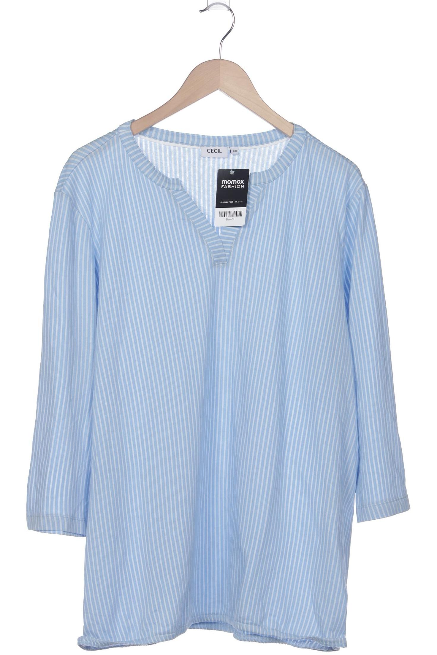 

Cecil Damen Langarmshirt, blau, Gr. 46