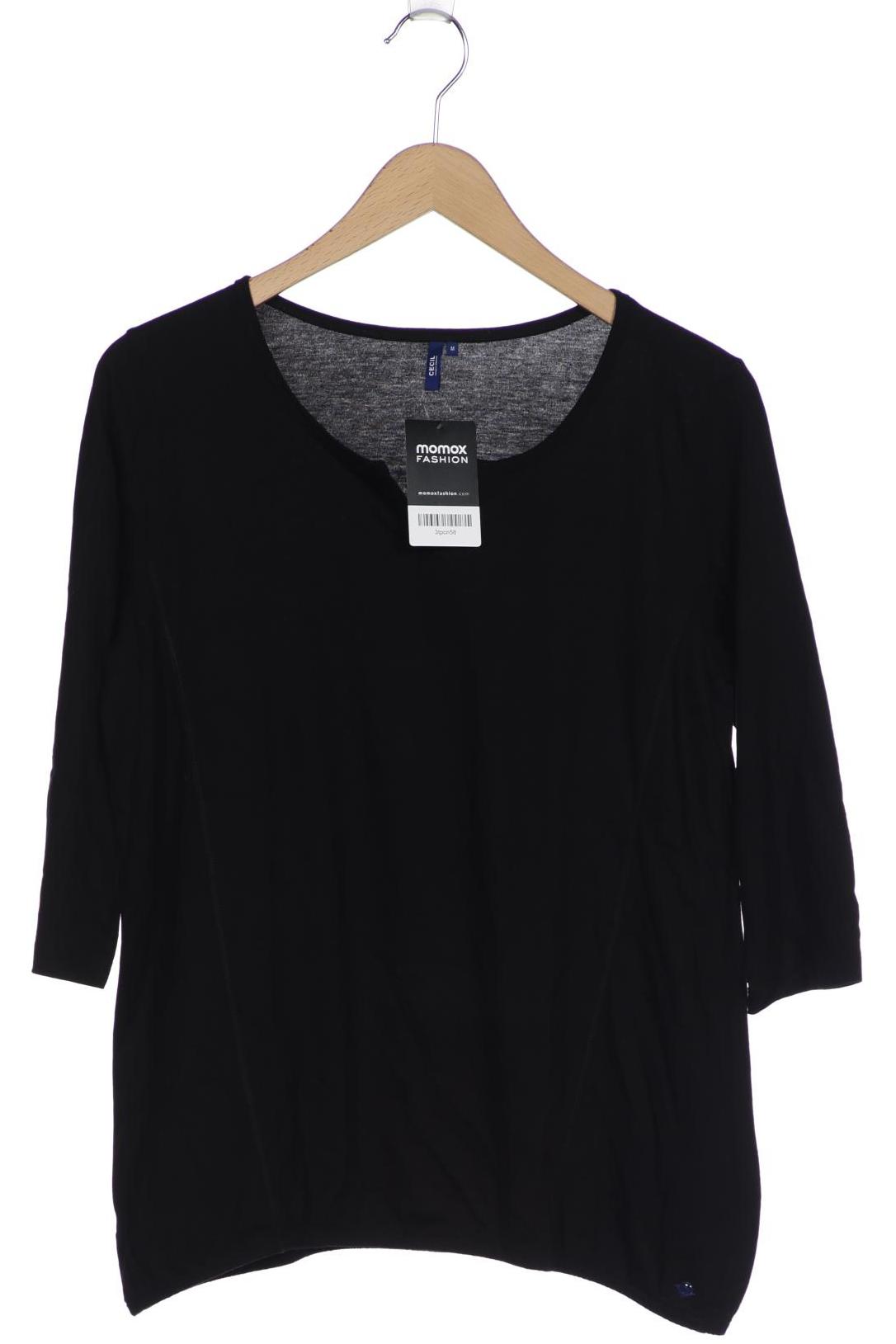 

CECIL Damen Langarmshirt, schwarz