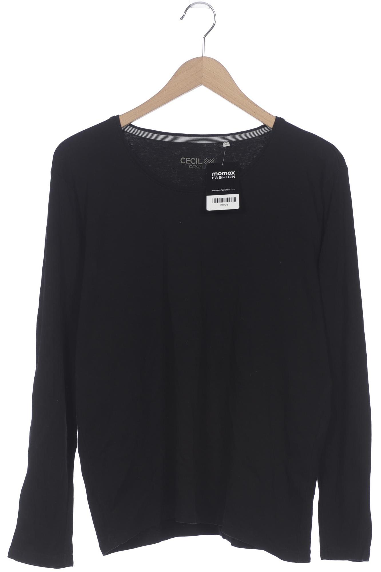 

Cecil Damen Langarmshirt, schwarz, Gr. 44