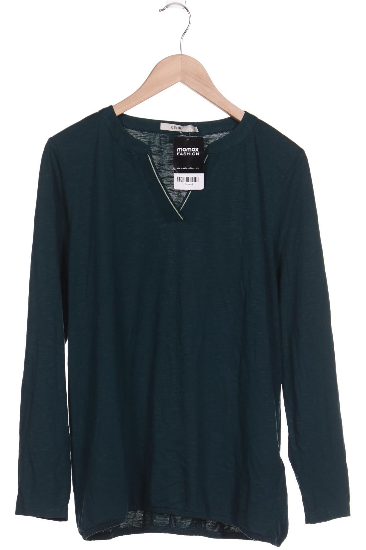 

Cecil Damen Langarmshirt, grün, Gr. 42