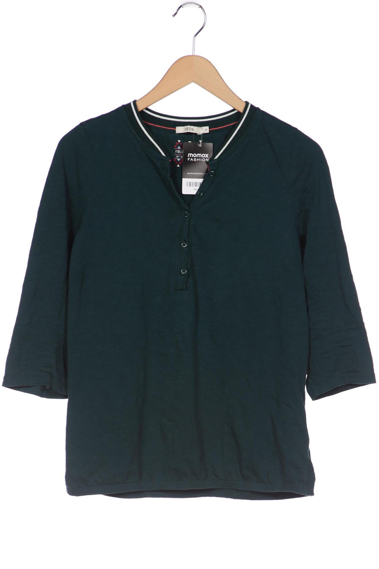 

Cecil Damen Langarmshirt, grün, Gr. 38