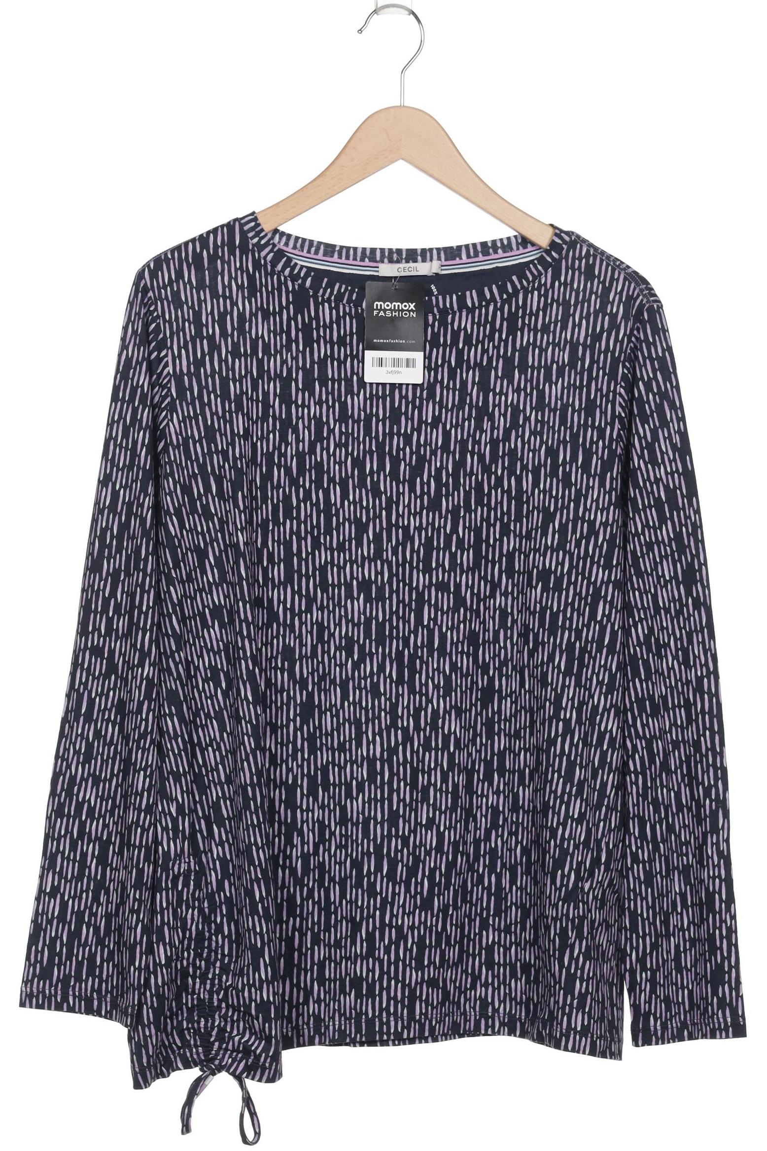 

Cecil Damen Langarmshirt, marineblau, Gr. 44