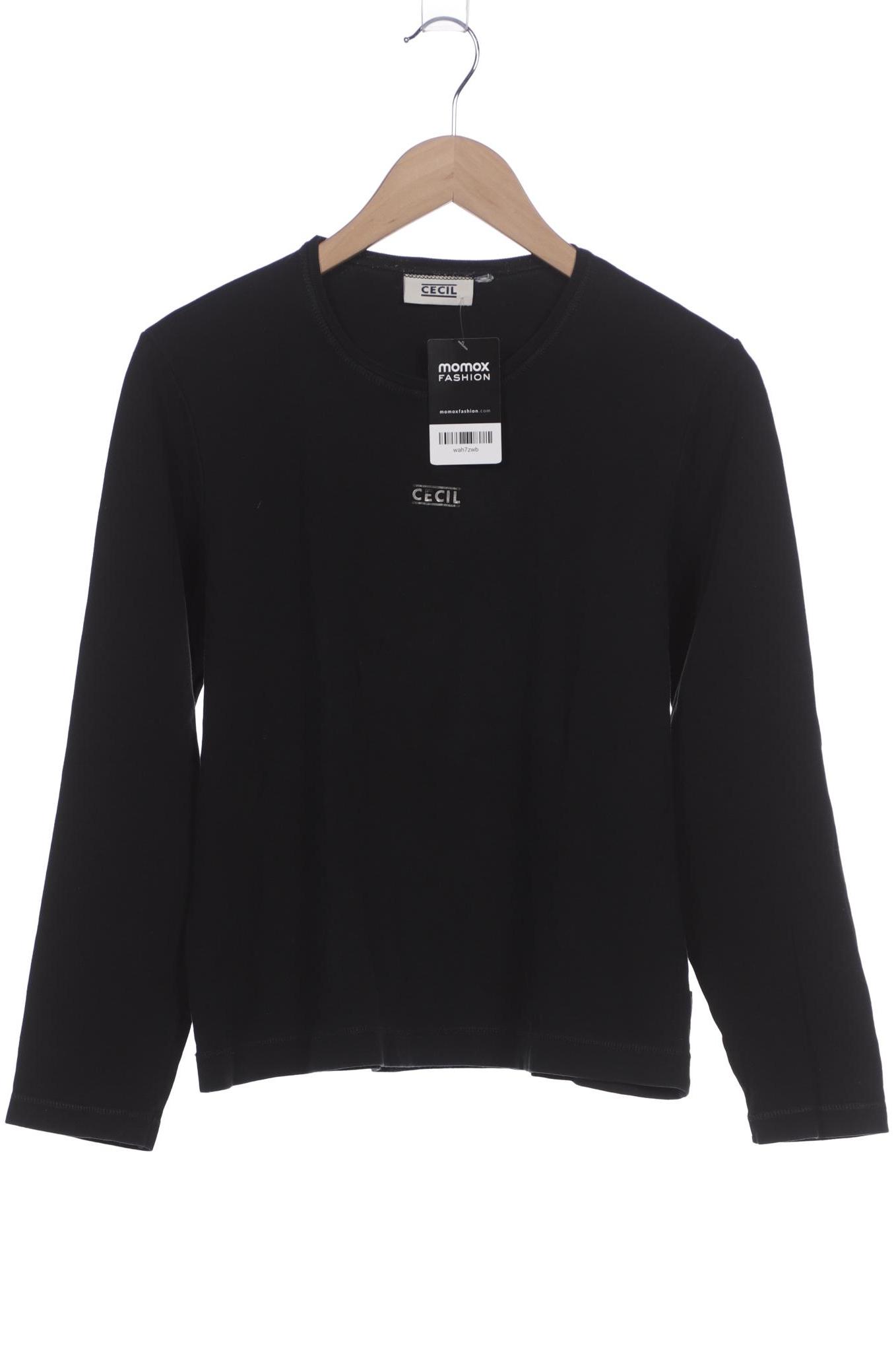 

Cecil Damen Langarmshirt, schwarz, Gr. 38