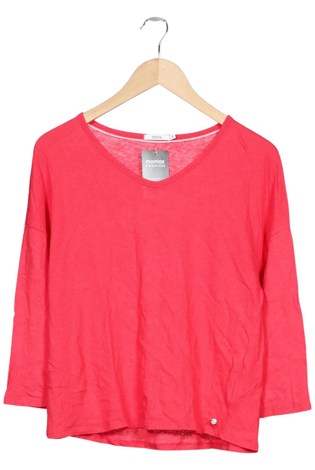 

Cecil Damen Langarmshirt, rot, Gr. 36