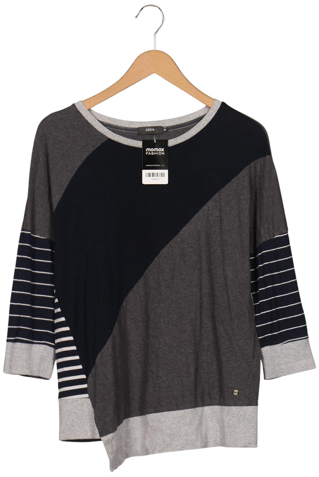 

Cecil Damen Langarmshirt, grau, Gr. 38