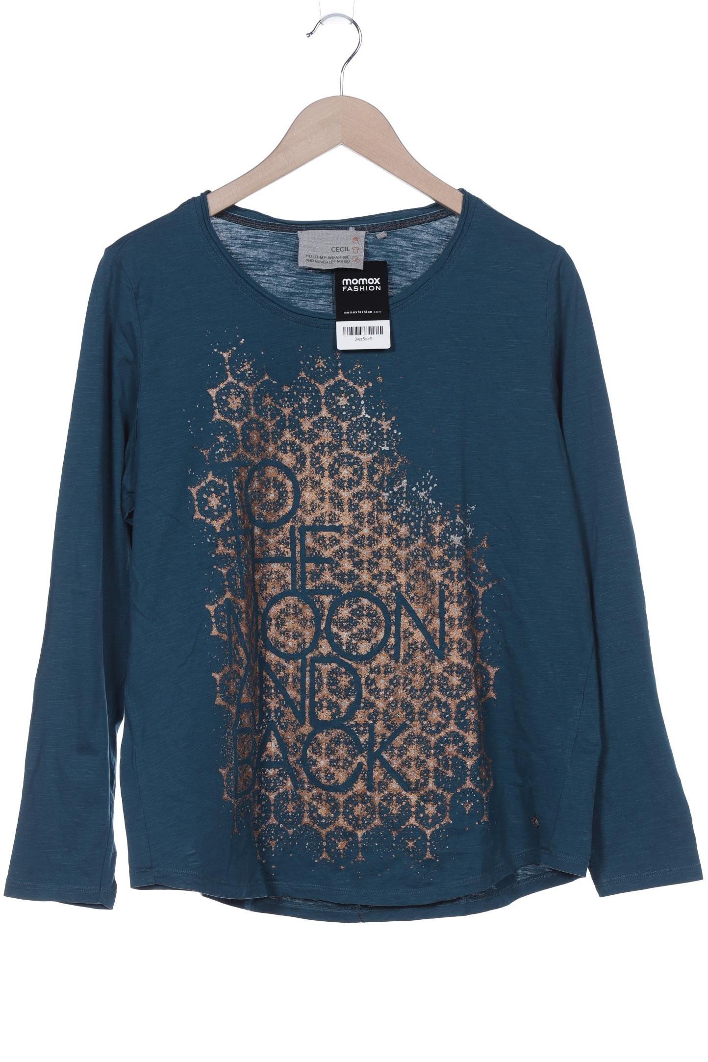 

Cecil Damen Langarmshirt, türkis, Gr. 44
