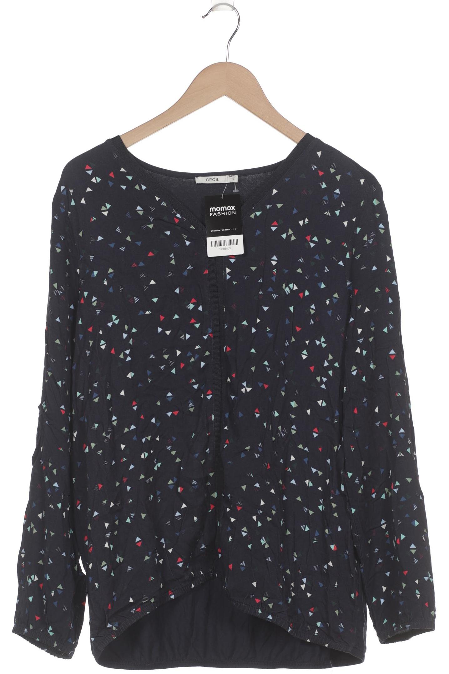 

Cecil Damen Langarmshirt, marineblau, Gr. 42