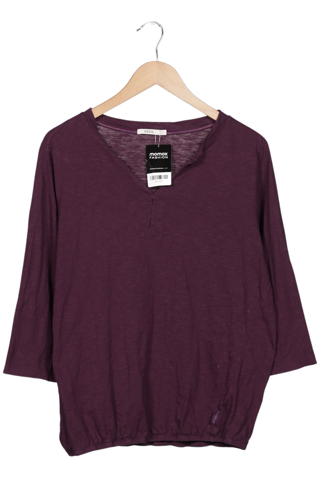 

Cecil Damen Langarmshirt, flieder, Gr. 42