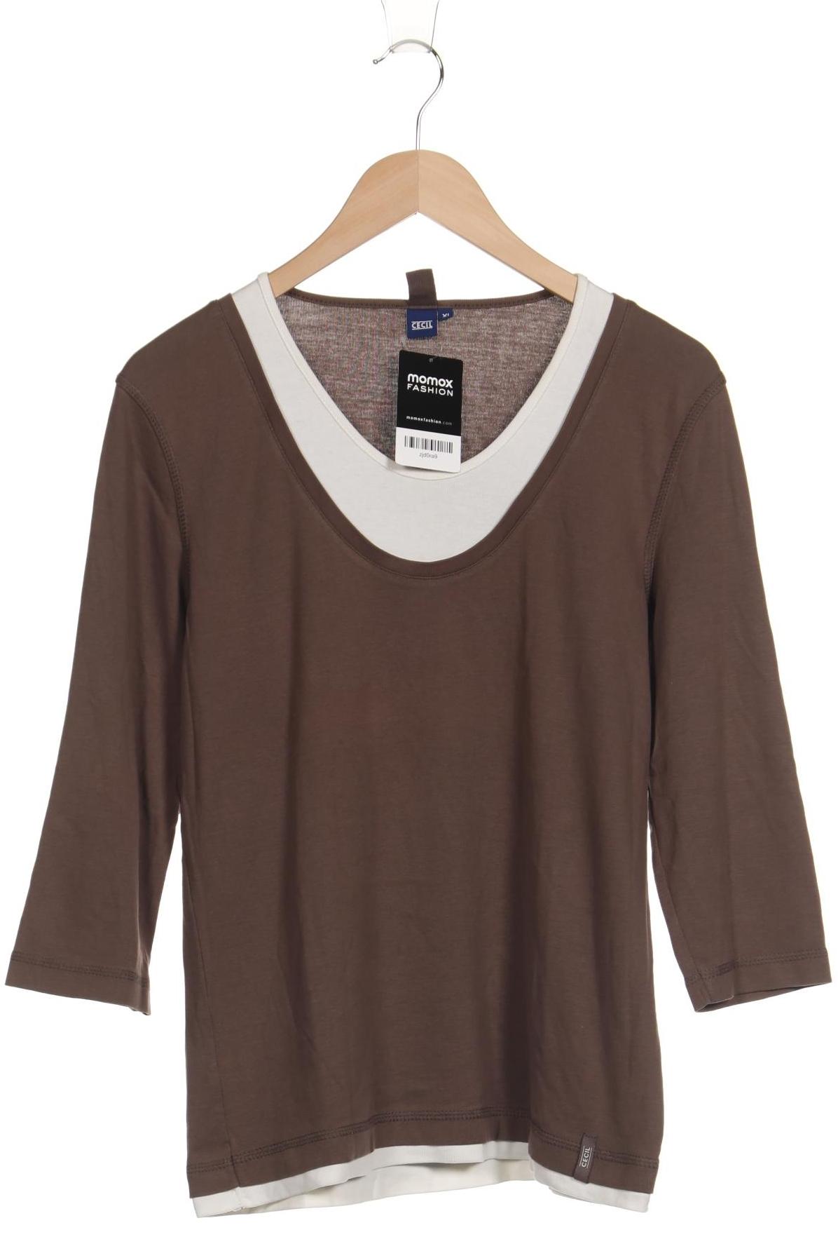 

Cecil Damen Langarmshirt, braun, Gr. 44