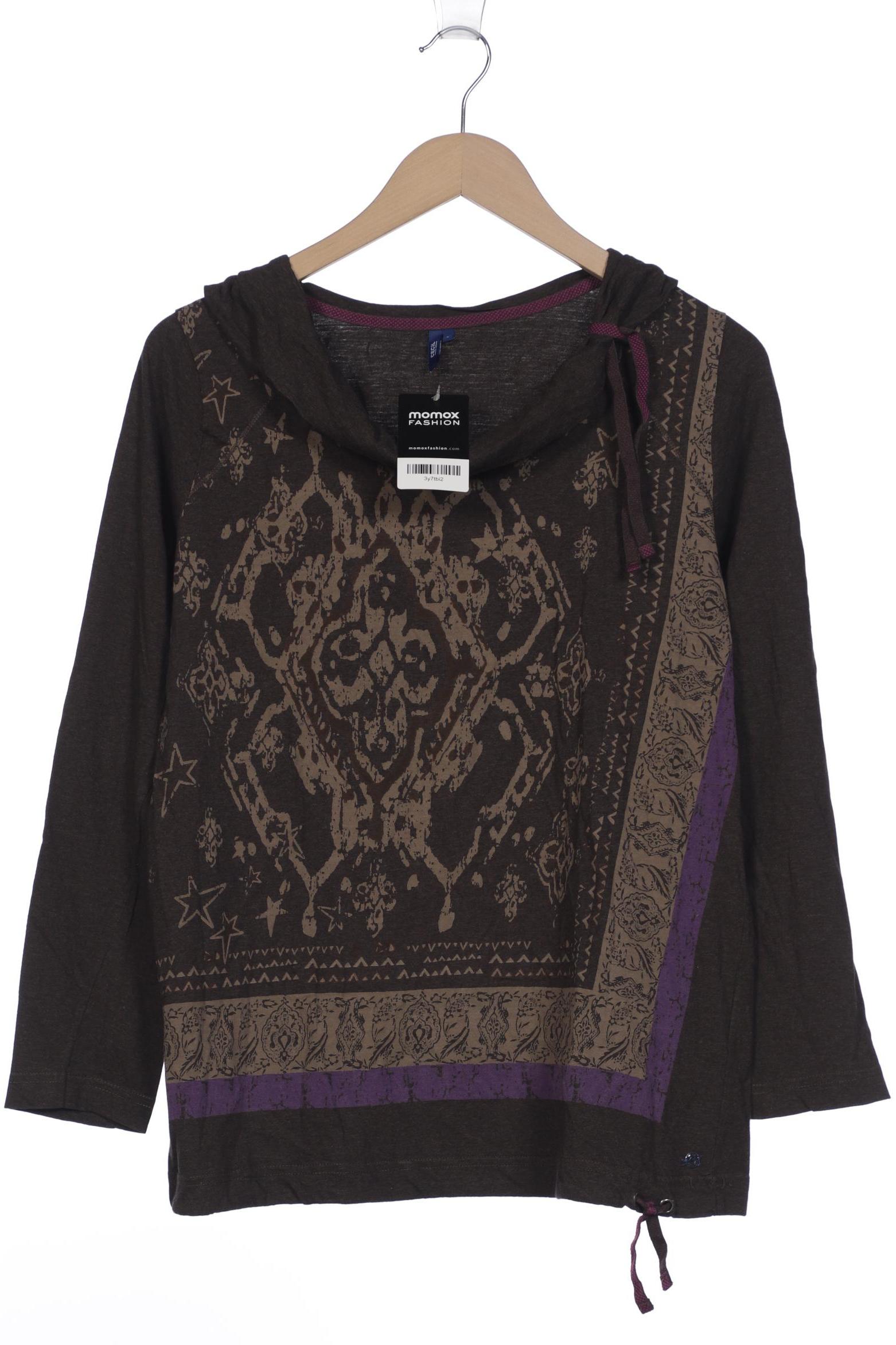 

Cecil Damen Langarmshirt, braun, Gr. 42