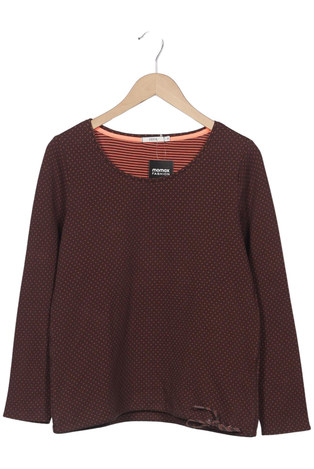 

Cecil Damen Langarmshirt, braun, Gr. 38