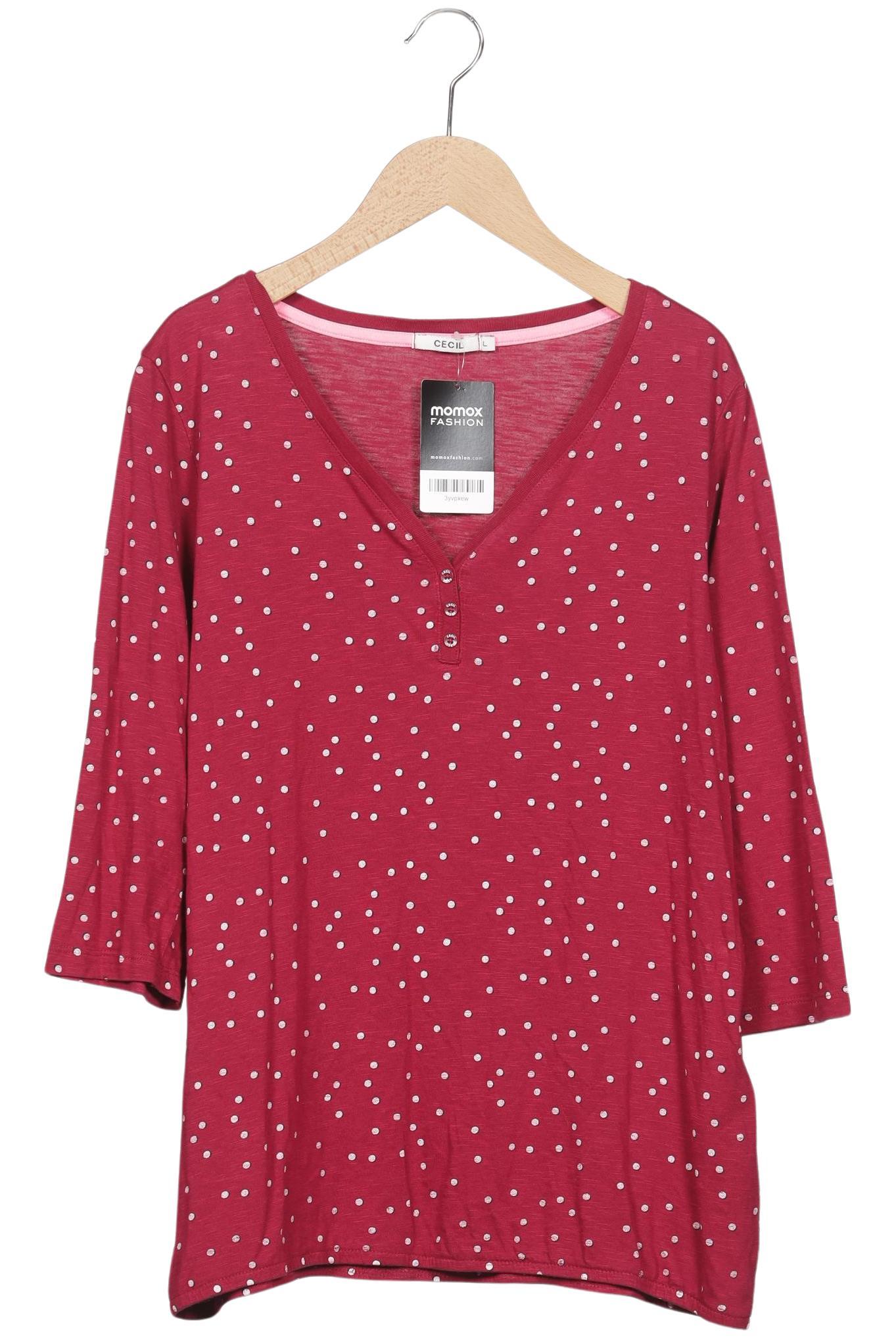 

Cecil Damen Langarmshirt, rot, Gr. 42