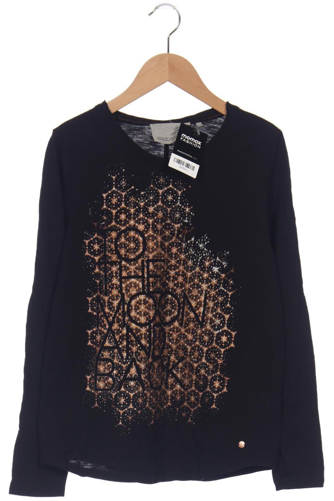

CECIL Damen Langarmshirt, schwarz