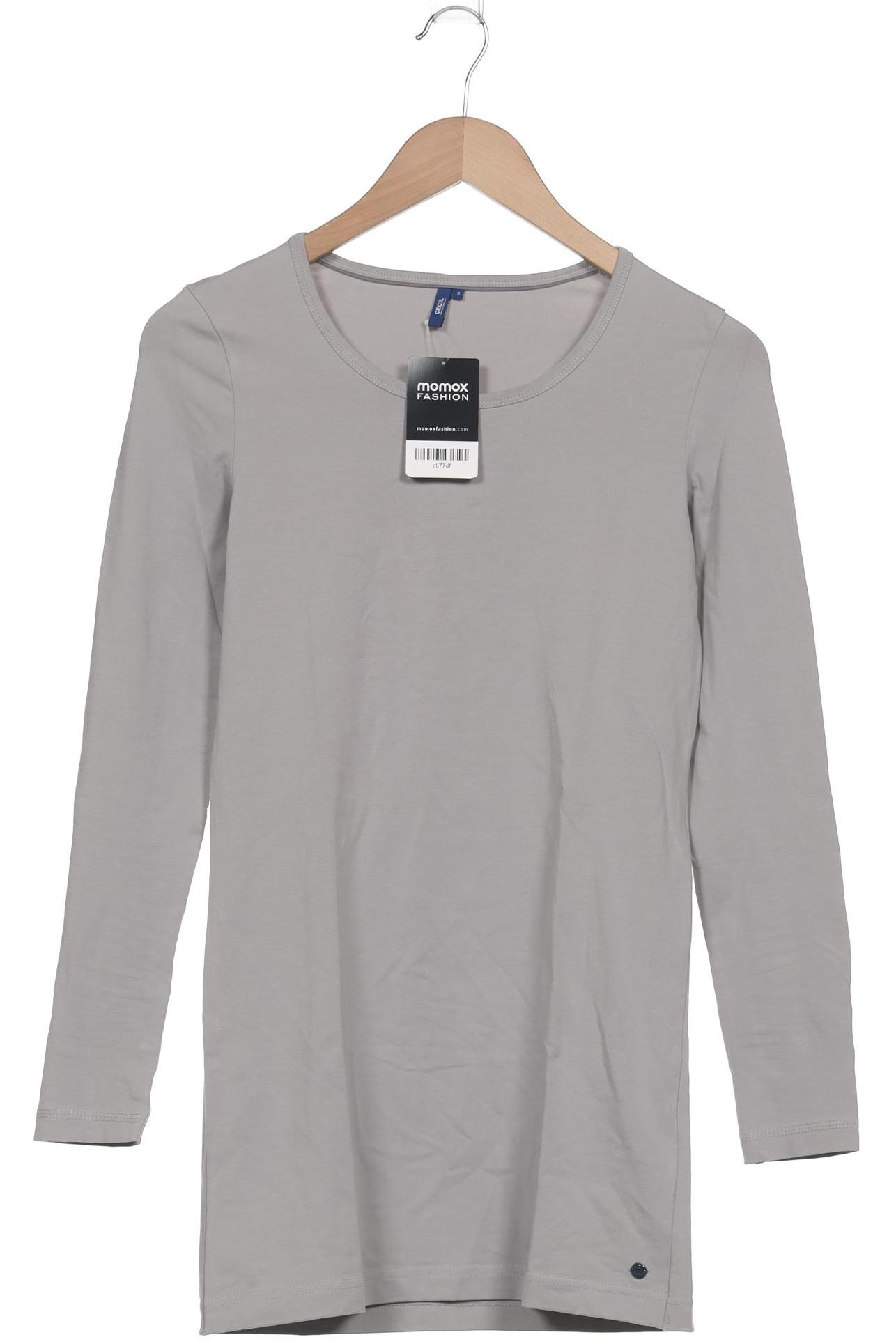 

Cecil Damen Langarmshirt, grau, Gr. 36