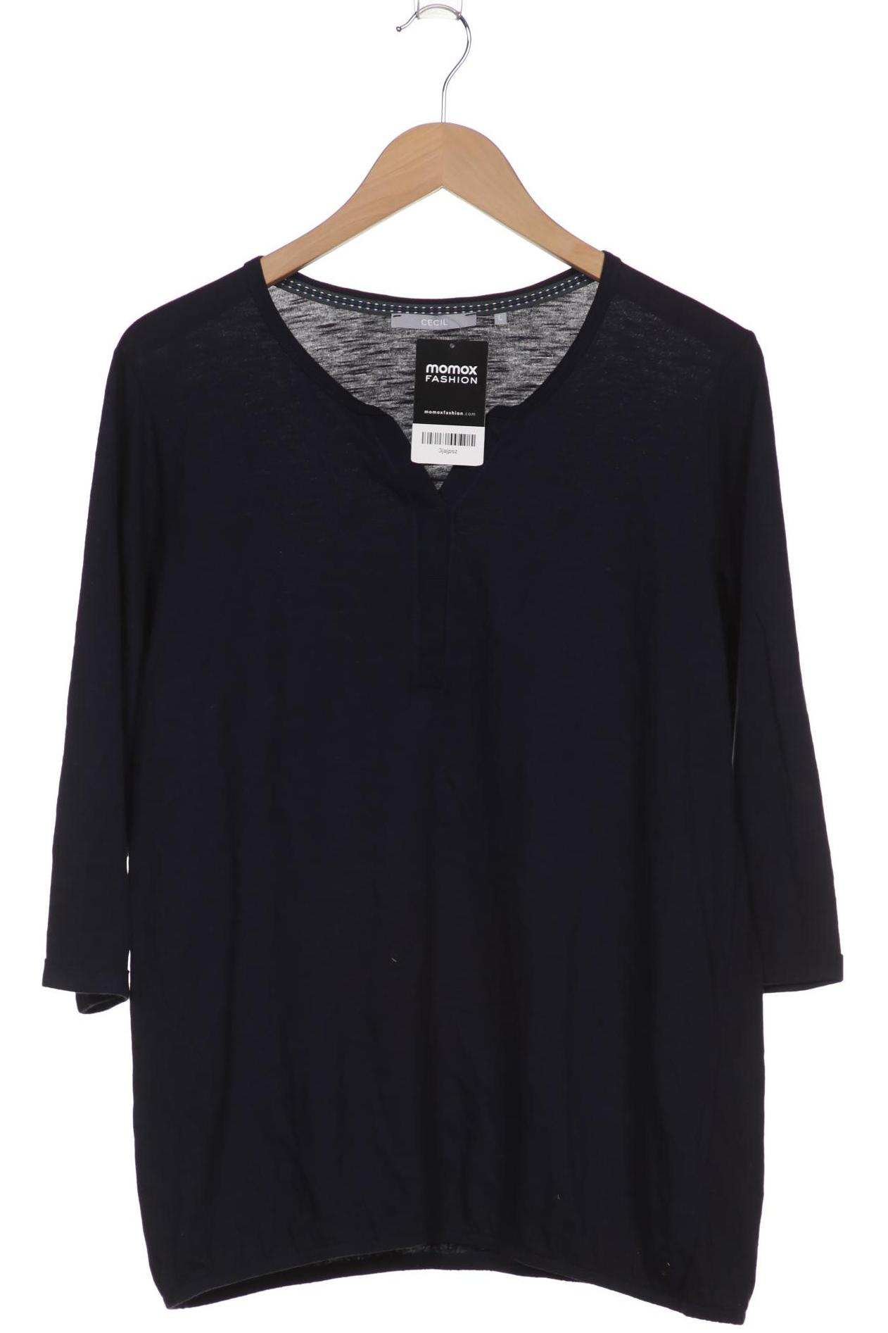 

Cecil Damen Langarmshirt, marineblau, Gr. 42
