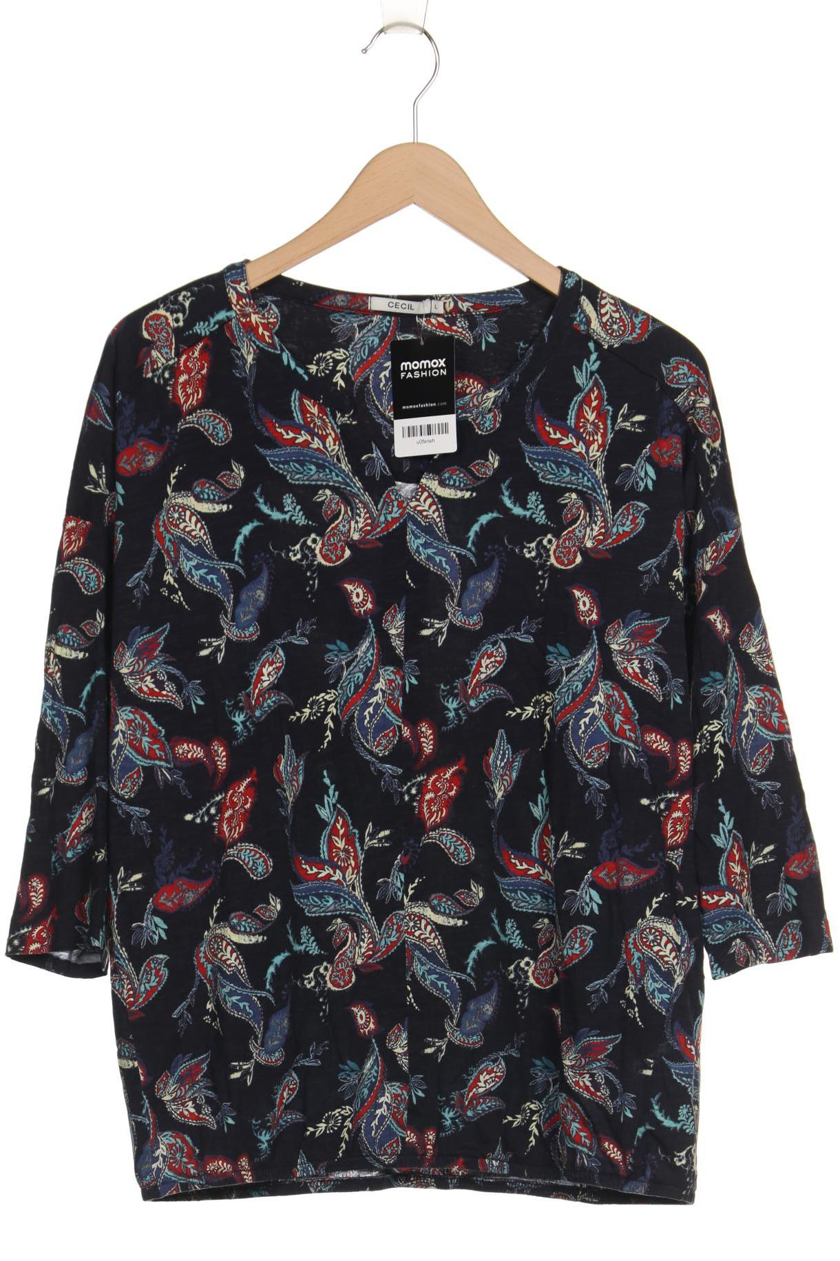 

Cecil Damen Langarmshirt, marineblau, Gr. 42