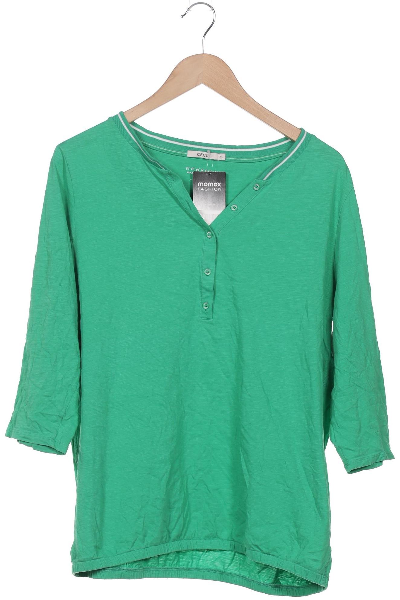 

Cecil Damen Langarmshirt, grün, Gr. 44