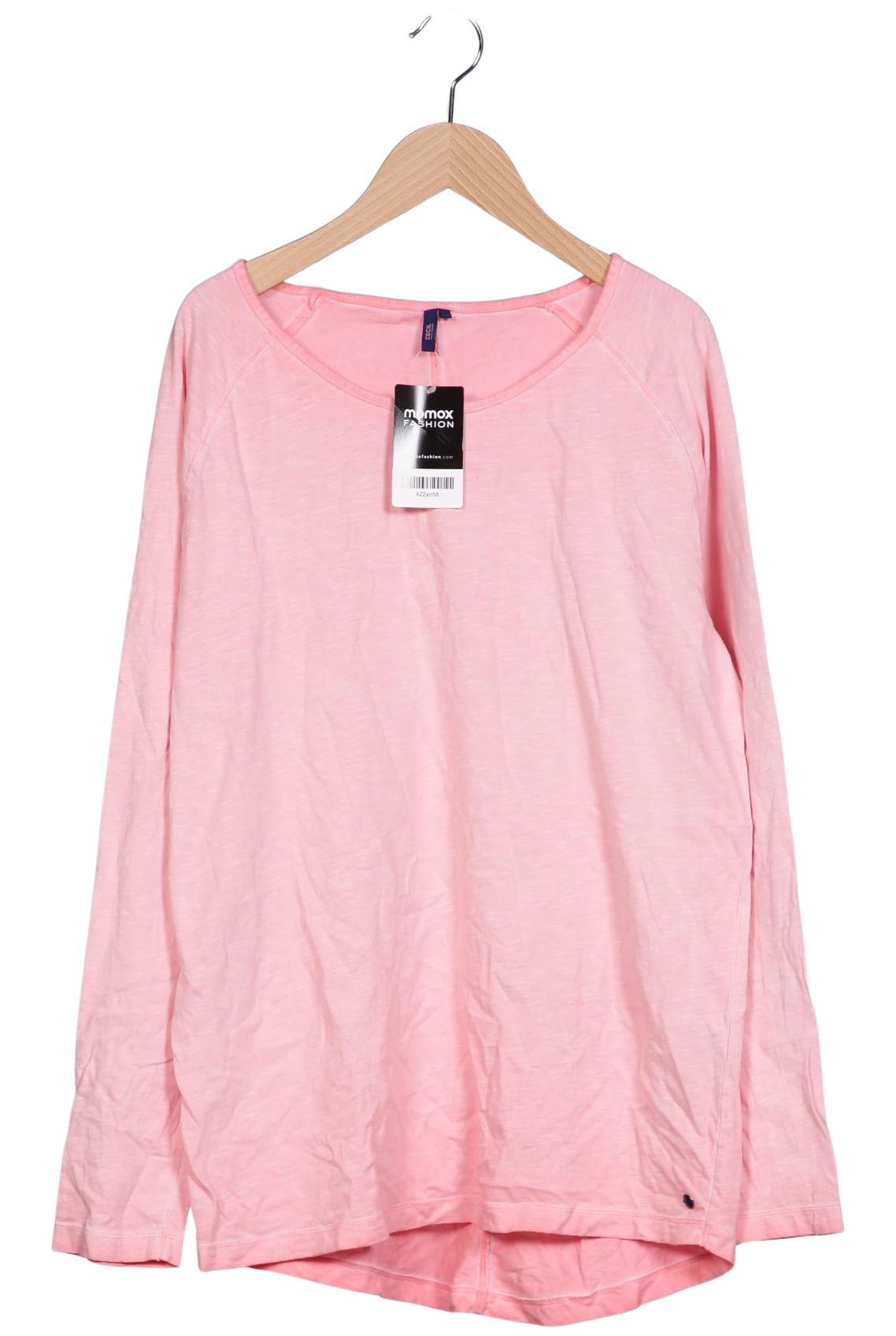 

Cecil Damen Langarmshirt, pink, Gr. 38