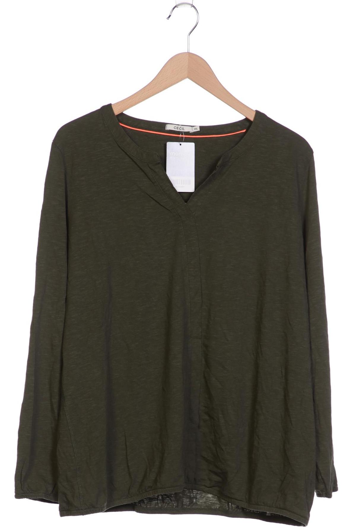 

Cecil Damen Langarmshirt, grün, Gr. 46