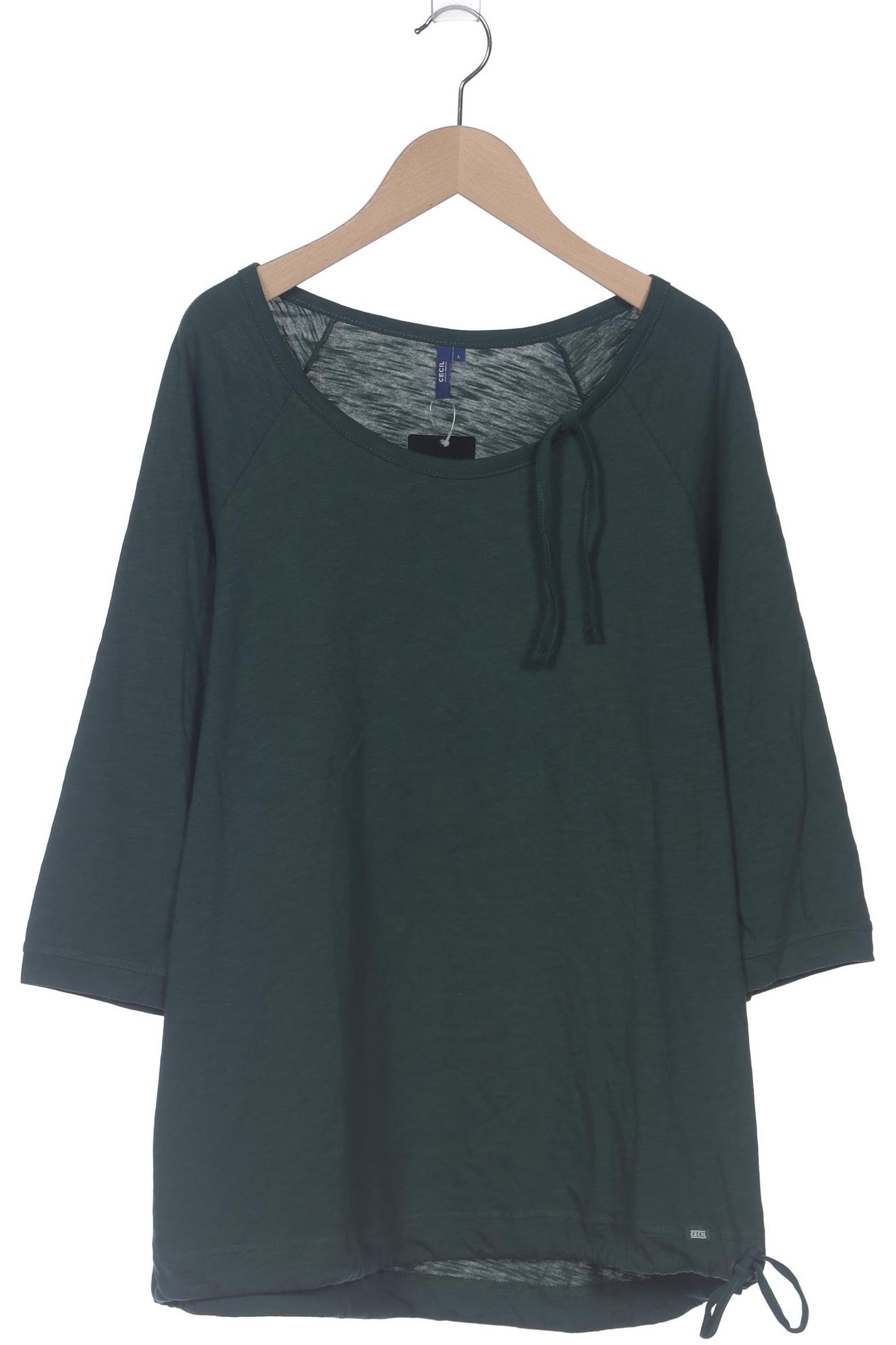 

Cecil Damen Langarmshirt, grün, Gr. 42