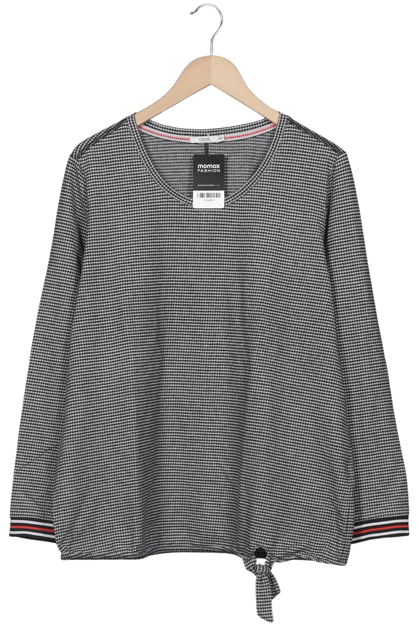 

Cecil Damen Langarmshirt, schwarz, Gr. 46