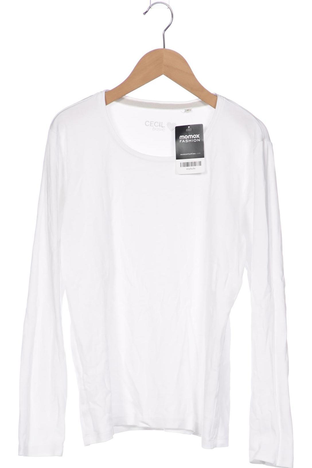 

Cecil Damen Langarmshirt, weiß, Gr. 38