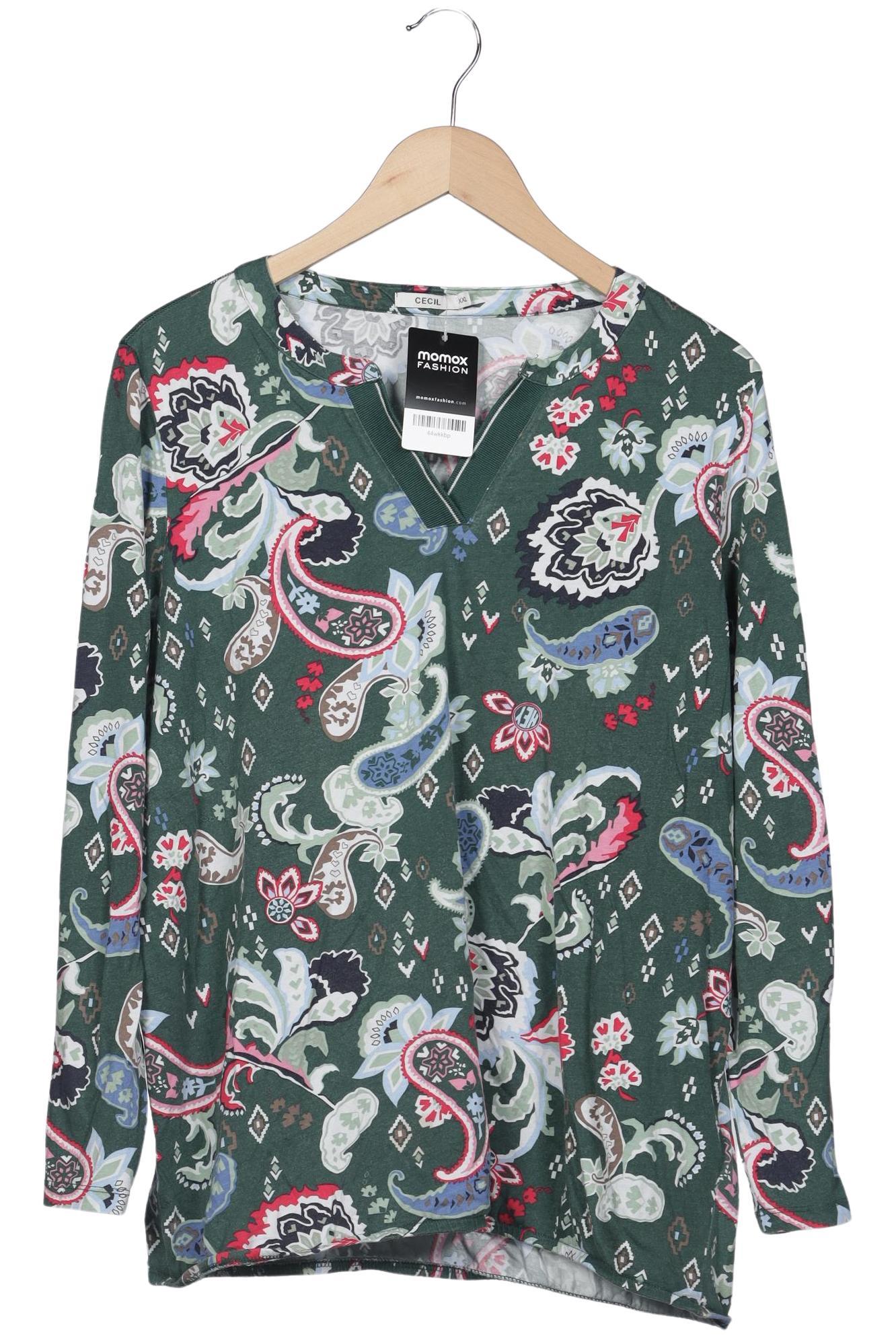 

Cecil Damen Langarmshirt, grün, Gr. 46