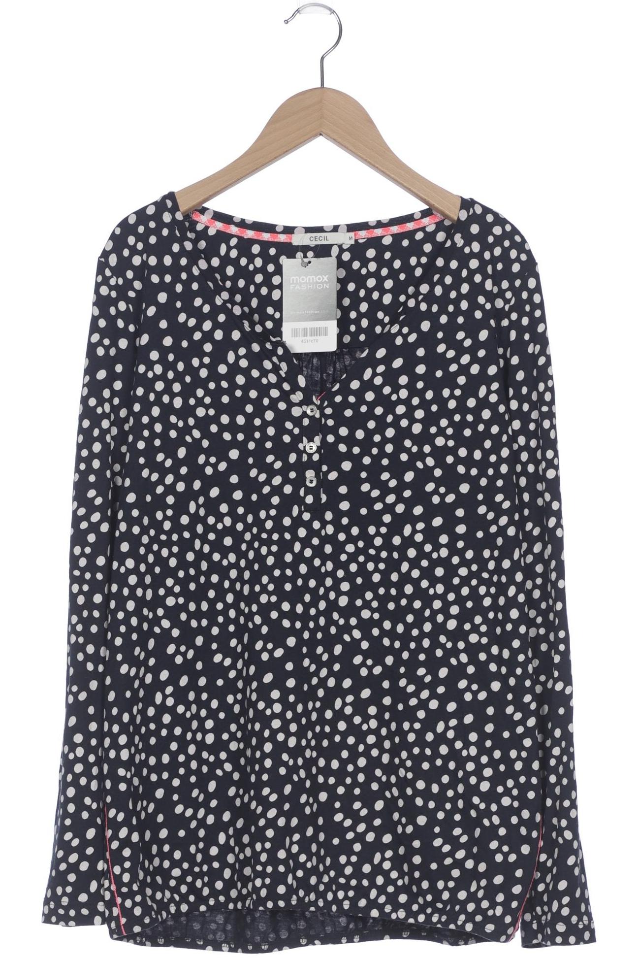 

Cecil Damen Langarmshirt, marineblau, Gr. 38