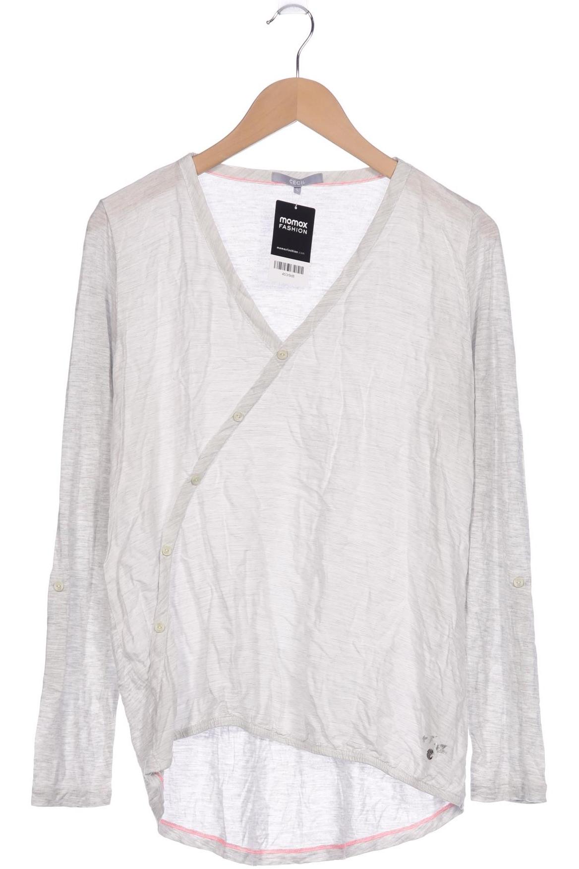 

Cecil Damen Langarmshirt, grau, Gr. 42