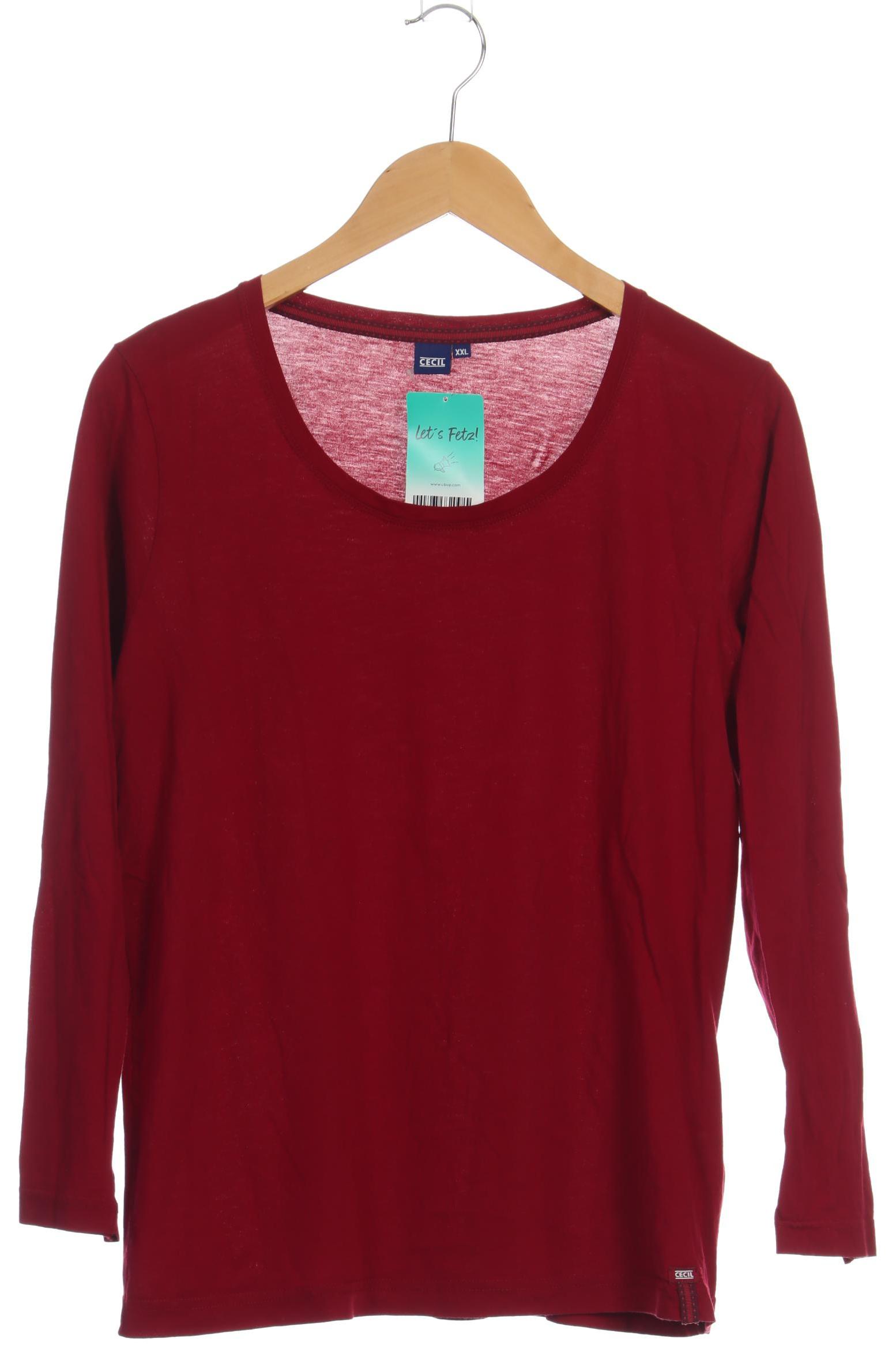 

Cecil Damen Langarmshirt, rot, Gr. 46