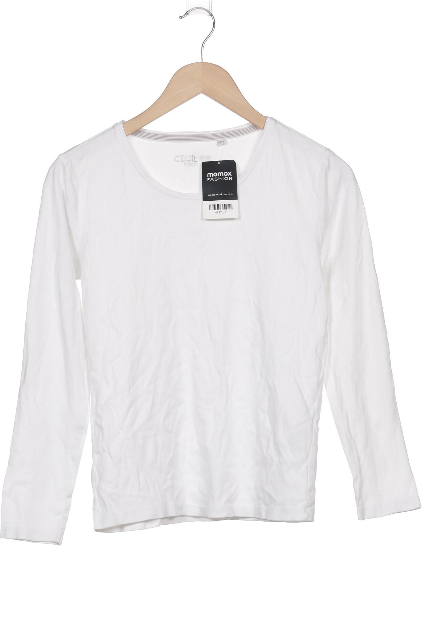 

Cecil Damen Langarmshirt, weiß, Gr. 38