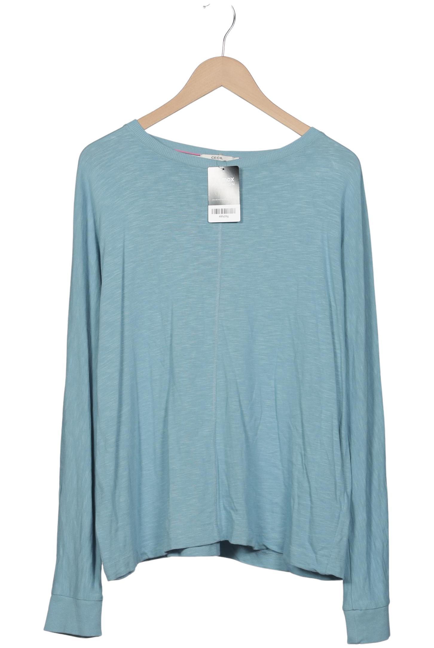 

Cecil Damen Langarmshirt, hellblau, Gr. 44