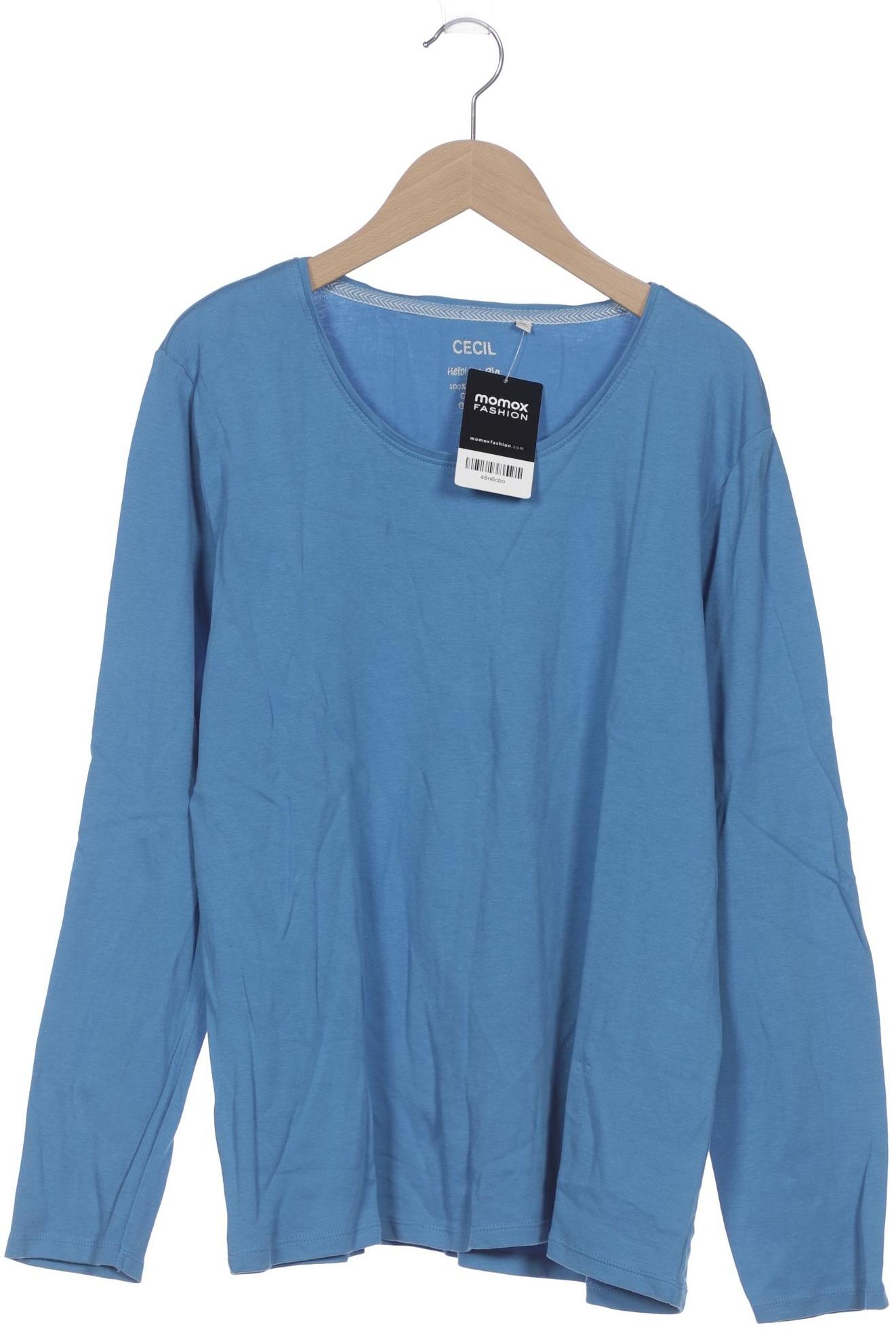 

Cecil Damen Langarmshirt, blau, Gr. 44