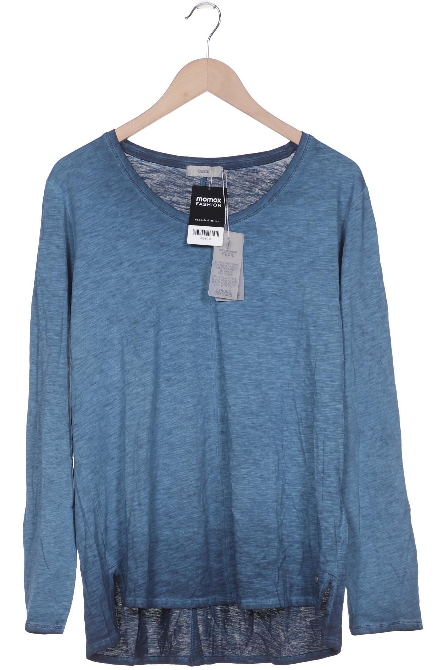 

CECIL Damen Langarmshirt, blau