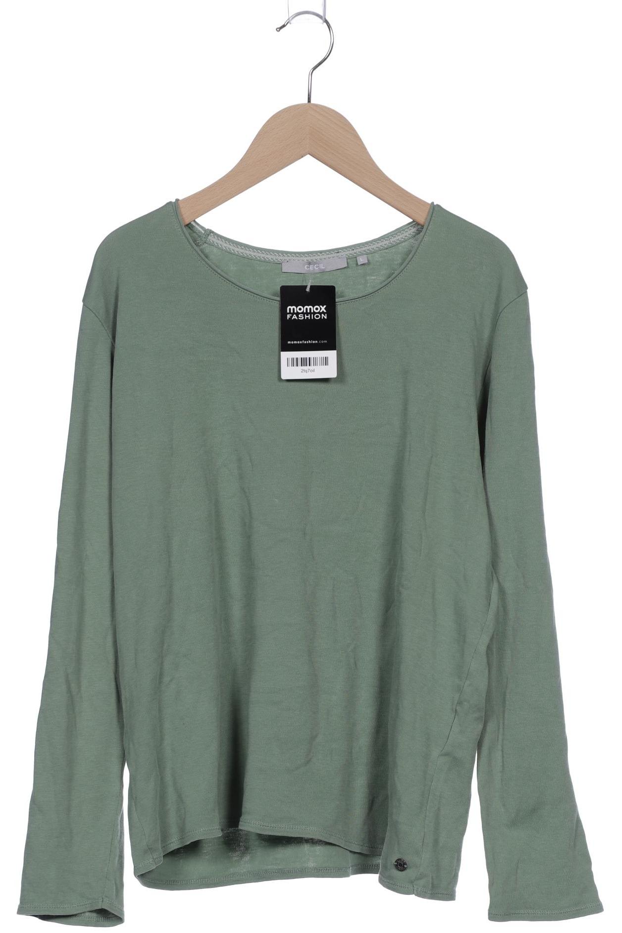 

Cecil Damen Langarmshirt, türkis, Gr. 42