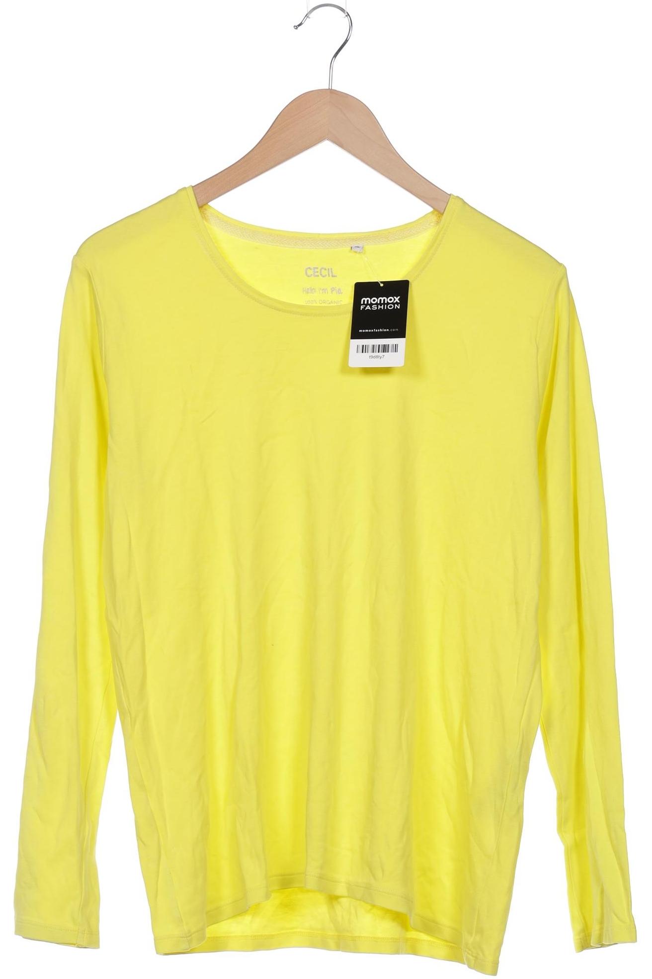 

Cecil Damen Langarmshirt, gelb, Gr. 44