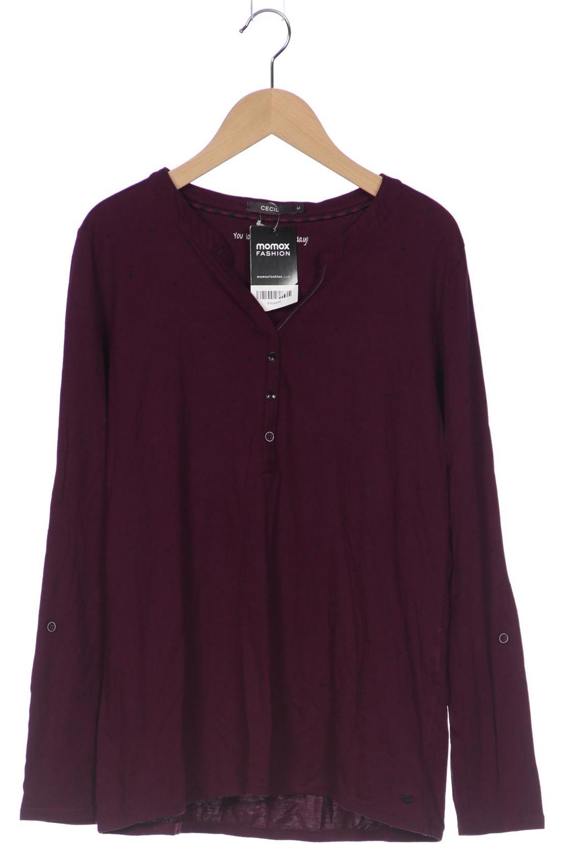 

Cecil Damen Langarmshirt, bordeaux, Gr. 38