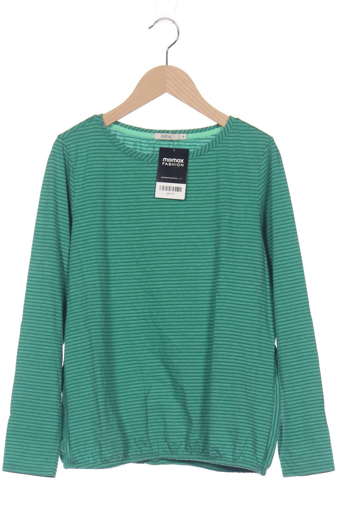 

Cecil Damen Langarmshirt, grün, Gr. 36