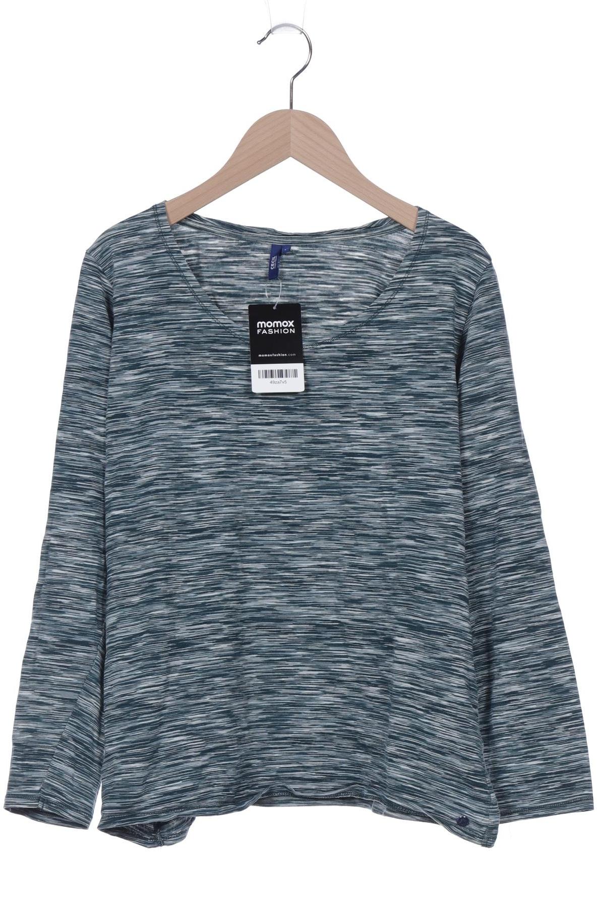 

Cecil Damen Langarmshirt, türkis, Gr. 42