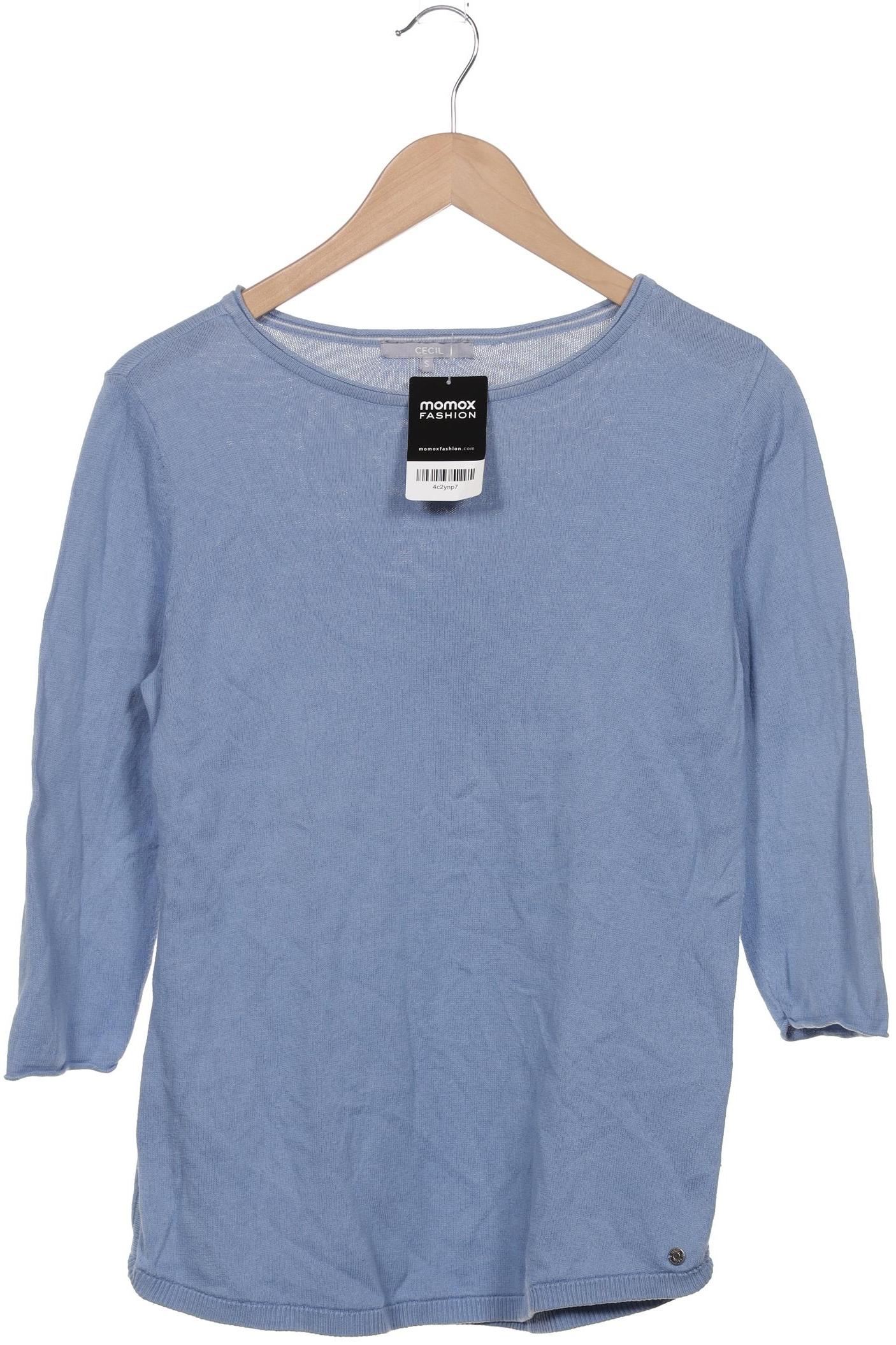 

Cecil Damen Langarmshirt, blau, Gr. 36