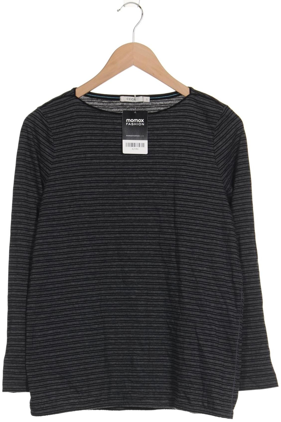 

Cecil Damen Langarmshirt, grau, Gr. 36