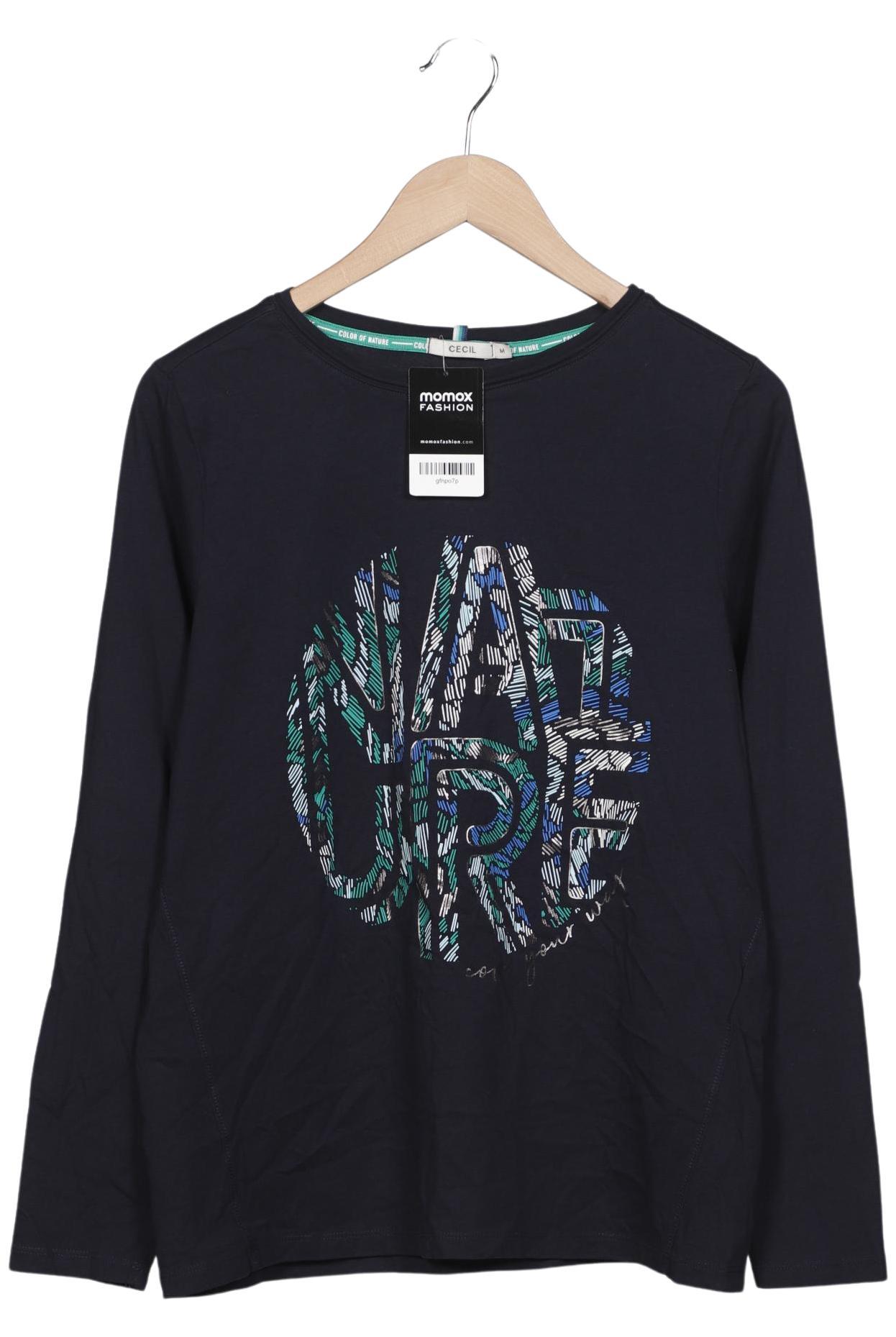 

Cecil Damen Langarmshirt, marineblau, Gr. 38