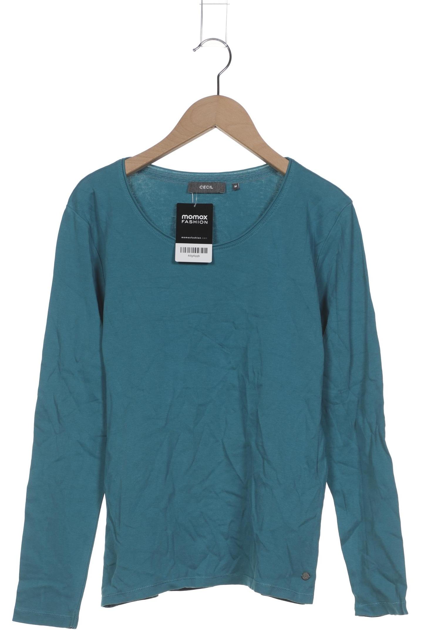 

Cecil Damen Langarmshirt, blau, Gr. 38