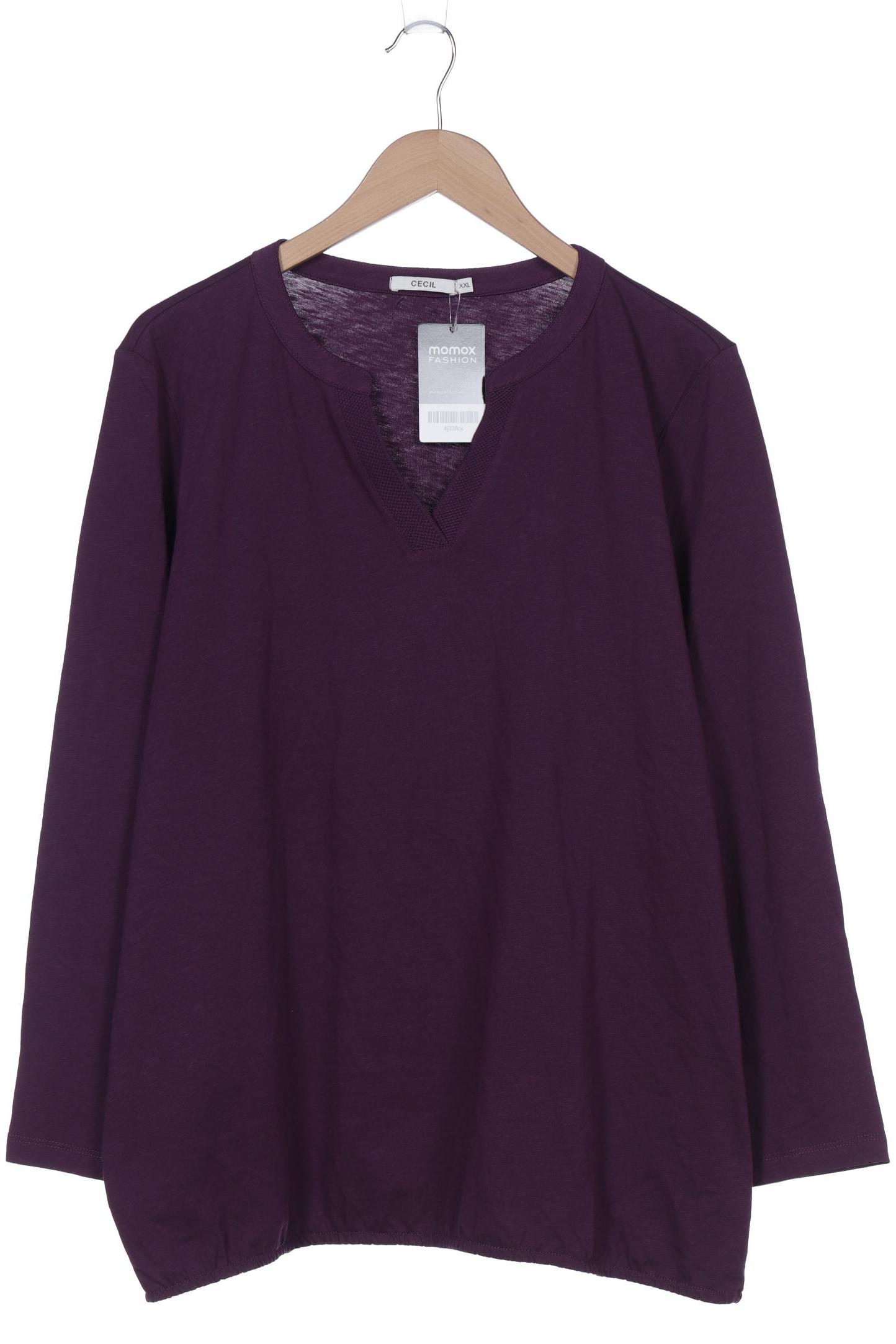 

Cecil Damen Langarmshirt, bordeaux, Gr. 46
