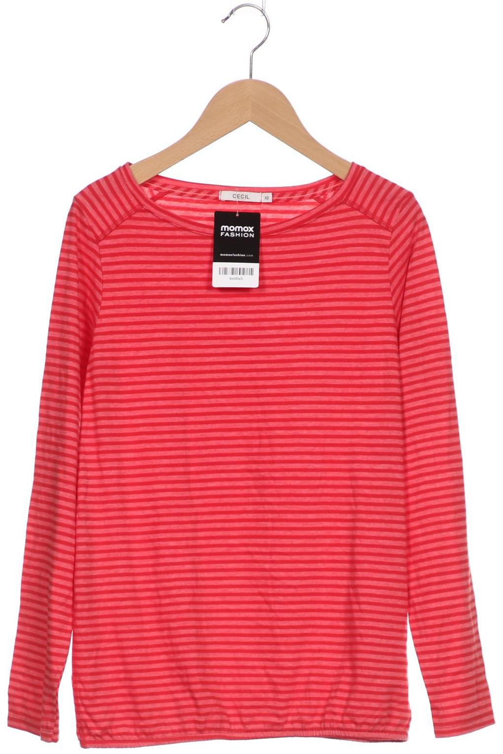 

Cecil Damen Langarmshirt, pink, Gr. 34