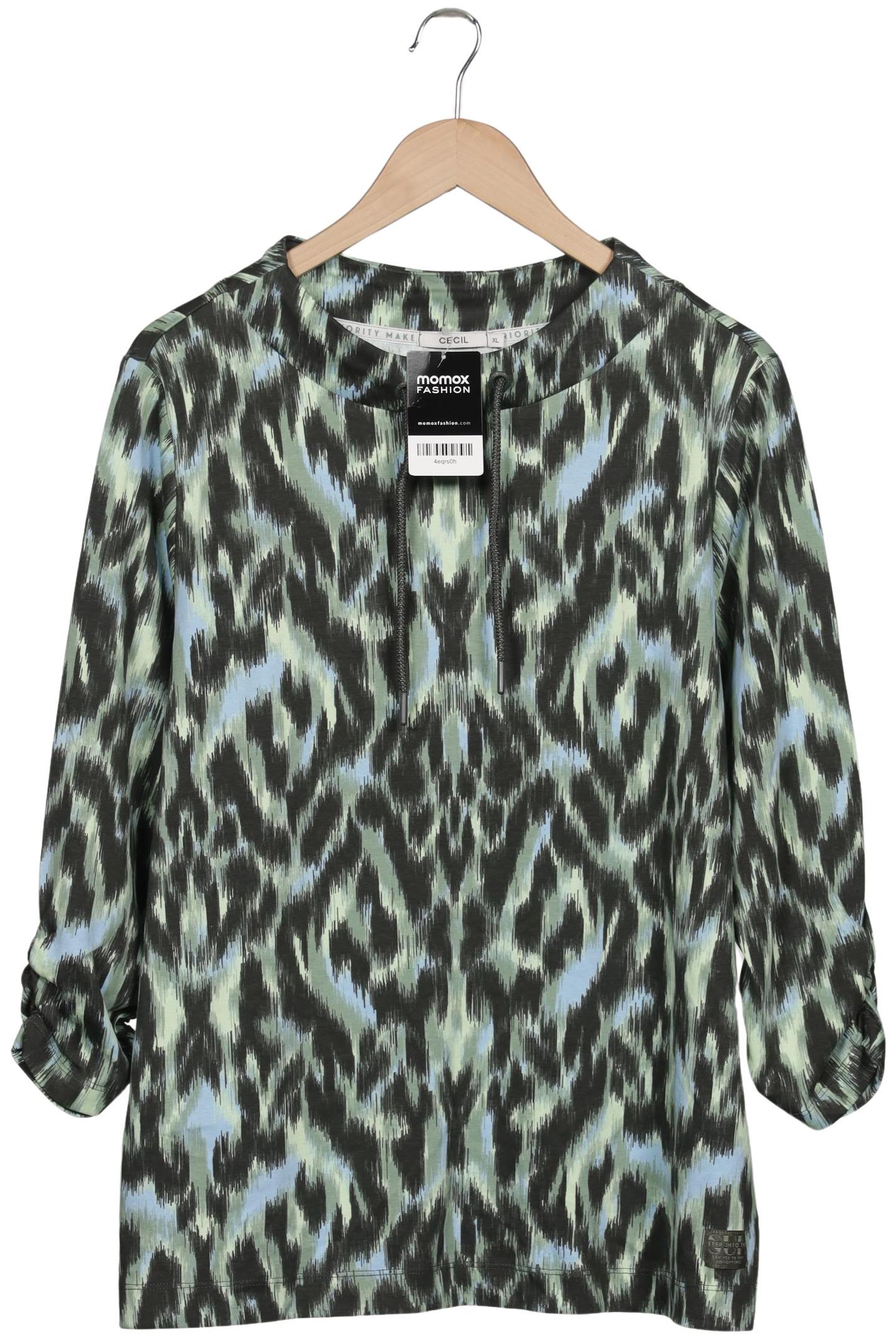 

Cecil Damen Langarmshirt, grün, Gr. 44